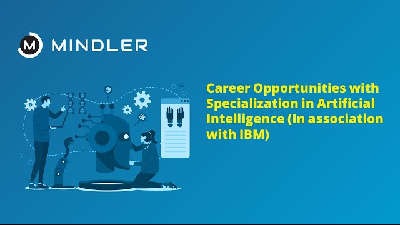 career opportunities with specialization in artificial intelligence in association with ibm