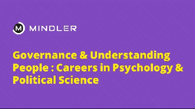 governance understanding people careers in psychology political science