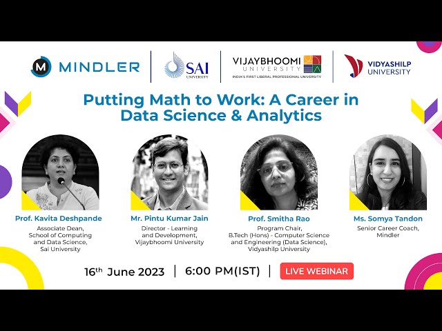 Putting Math to Work: A Career in Data Science & Analytics