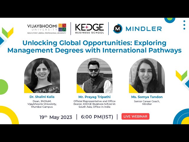 Unlocking Global Opportunities Exploring Management Degrees with International Pathways