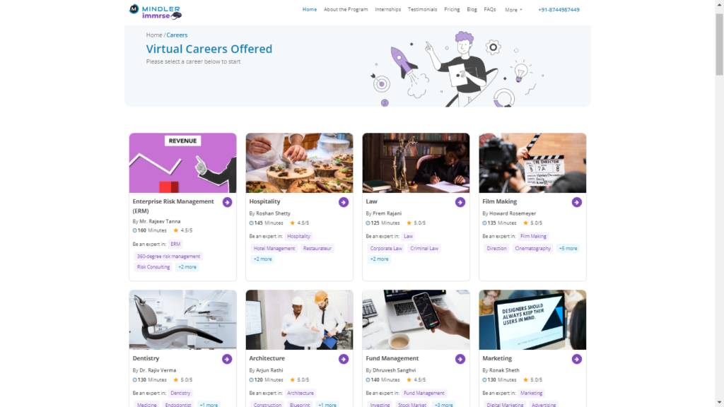 Career Guidance with Virtual Career Simulator