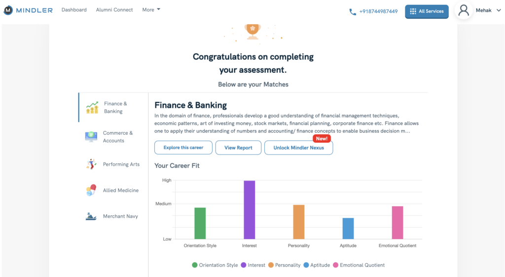 Psychometric Career Assessment